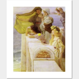 At Aphrodite's Cradle by Sir Lawrence Alma-Tadema Posters and Art